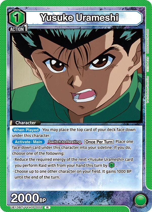 Yusuke Urameshi (002) - UE13BT: Yu Yu Hakusho: Ghost Files (UE13BT) NM *FOIL*