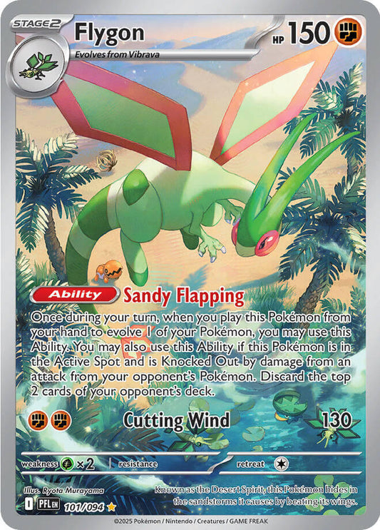 Flygon - 101/094 - ME02: Phantasmal Flames (PFL) NM *FOIL*
