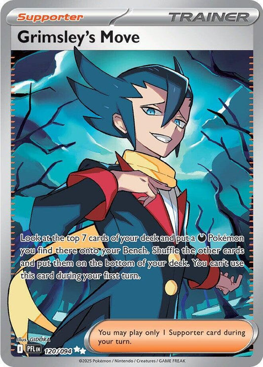 Grimsley's Move - 120/094 - ME02: Phantasmal Flames (PFL) NM *FOIL*
