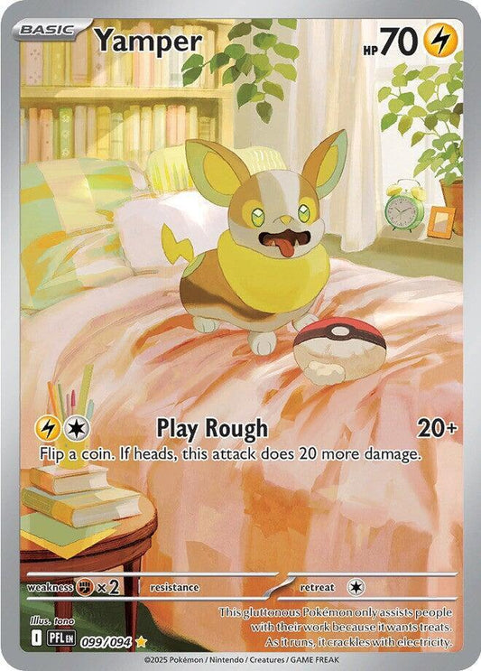 Yamper - 099/094 - ME02: Phantasmal Flames (PFL) NM *FOIL*