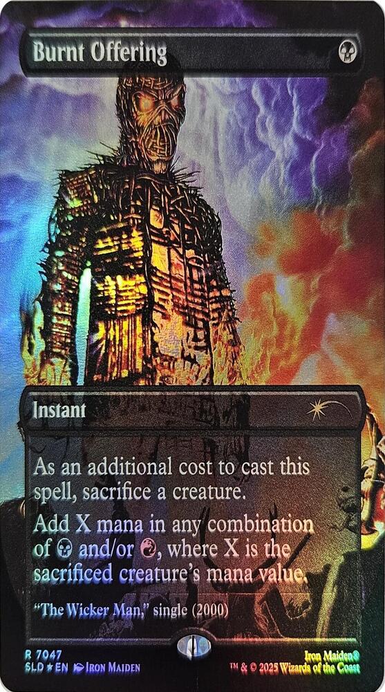 Burnt Offering (Rainbow Foil) - Secret Lair Drop Series (SLD) NM *FOIL*
