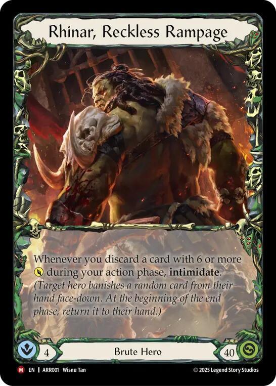 Rhinar, Reckless Rampage - Armory Deck: Rhinar LP