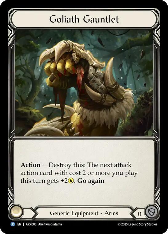 Goliath Gauntlet - Armory Deck: Rhinar NM *Rainbow Foil*
