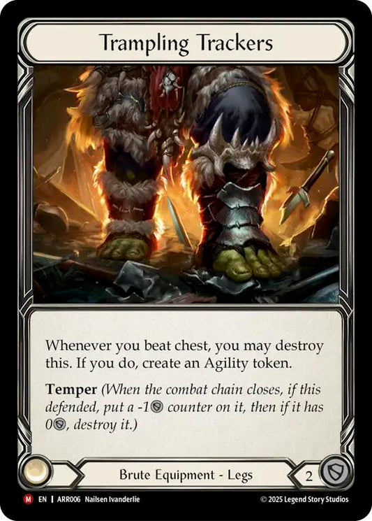 Trampling Trackers - Armory Deck: Rhinar Rainbow Foil NM