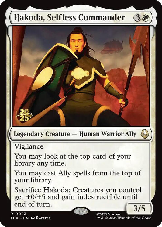 Hakoda, Selfless Commander - Prerelease Cards (PRE) NM *FOIL* SEALED