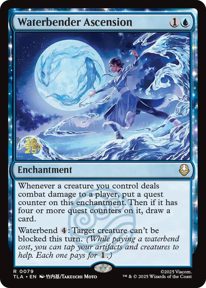Waterbender Ascension - Prerelease Cards (PRE) NM *FOIL* SEALED
