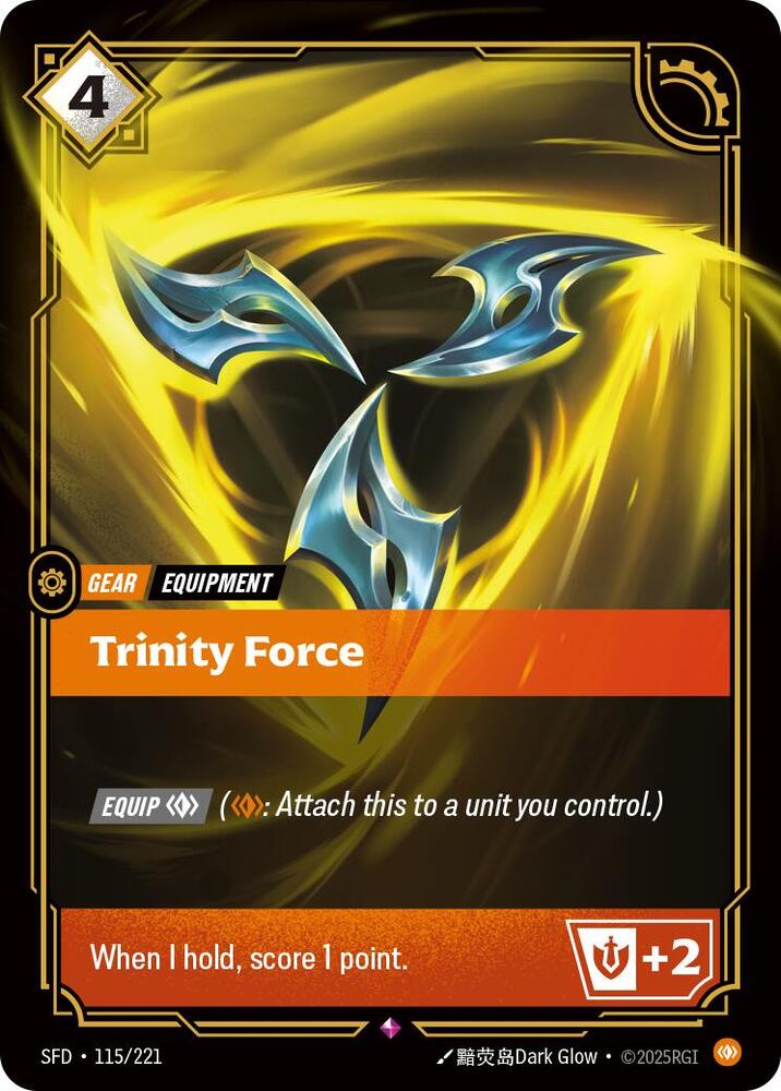 Trinity Force - Spiritforged (SFD) NM *FOIL*