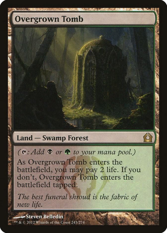 Overgrown Tomb - Return to Ravnica (RTR) NM