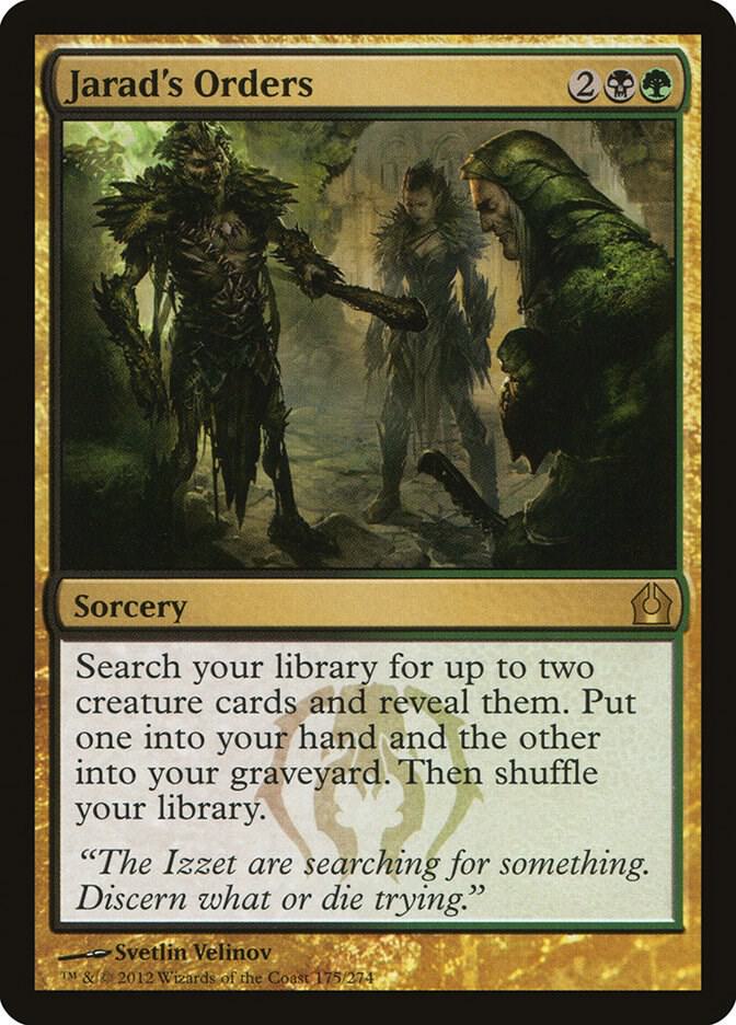 Jarad's Orders - Return to Ravnica (RTR) NM