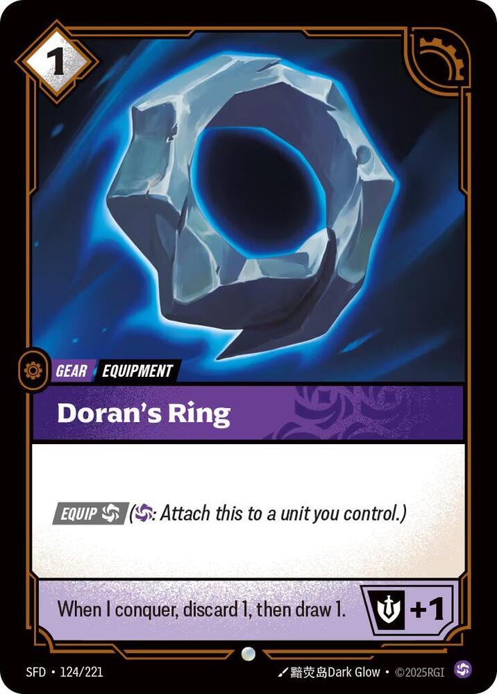Doran's Ring - Spiritforged (SFD) NM *FOIL*