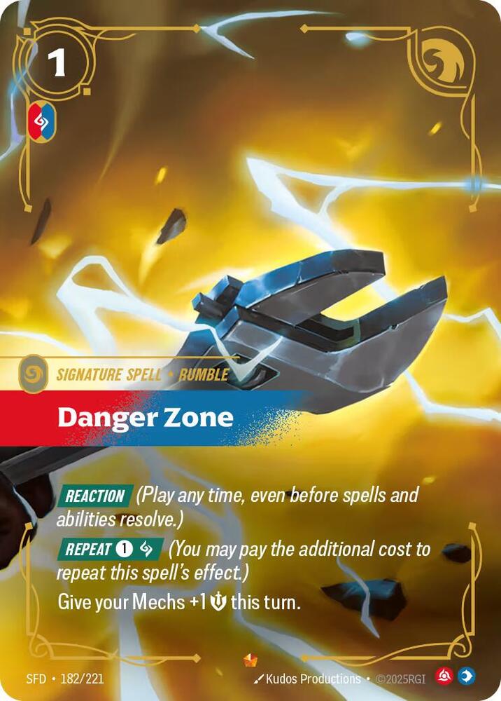 Danger Zone - Spiritforged (SFD) NM *FOIL*