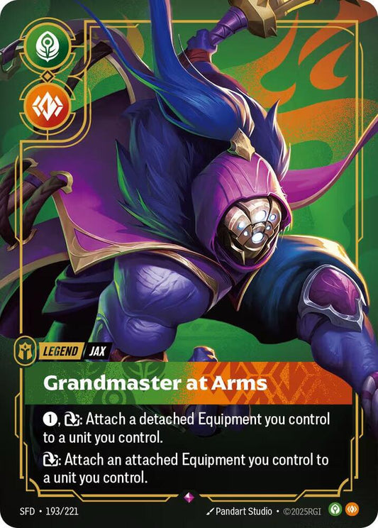 Jax - Grandmaster At Arms - Spiritforged (SFD) NM *FOIL*