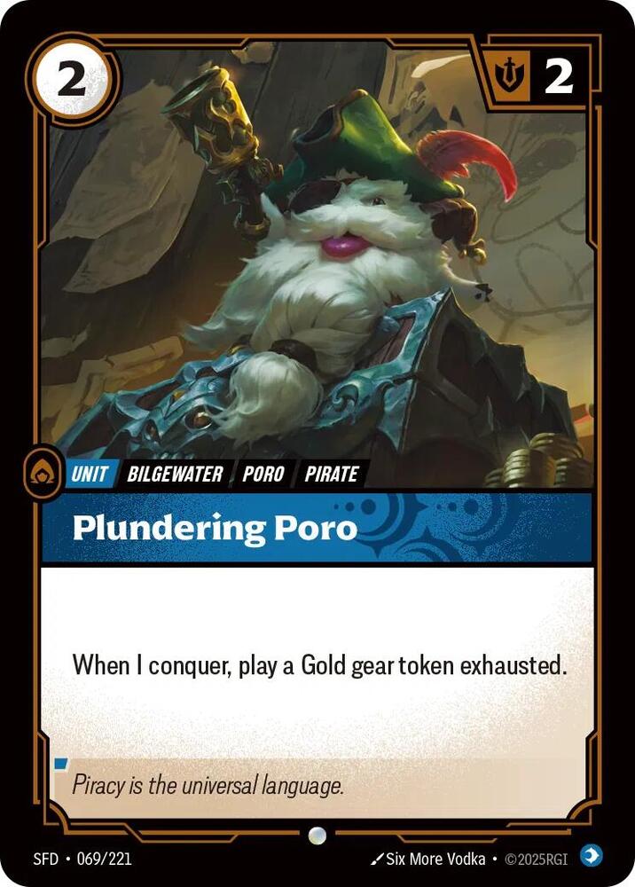 Plundering Poro - Spiritforged (SFD) NM *FOIL*