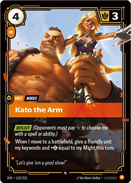 Kato the Arm - Spiritforged (SFD) NM *FOIL*