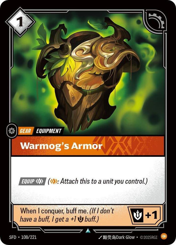 Warmog's Armor - Spiritforged (SFD) NM *FOIL*