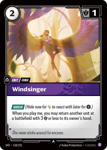 Windsinger - Spiritforged (SFD) NM *FOIL*