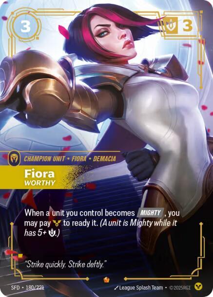 Fiora - Worthy - Spiritforged (SFD) NM *FOIL*