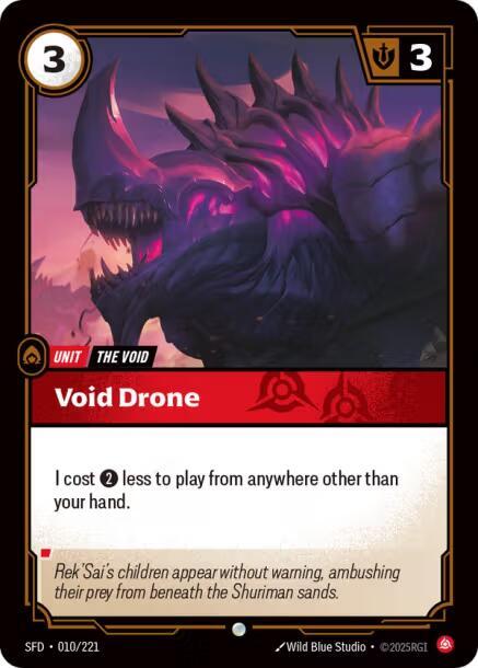 Void Drone - Spiritforged (SFD) NM *FOIL*