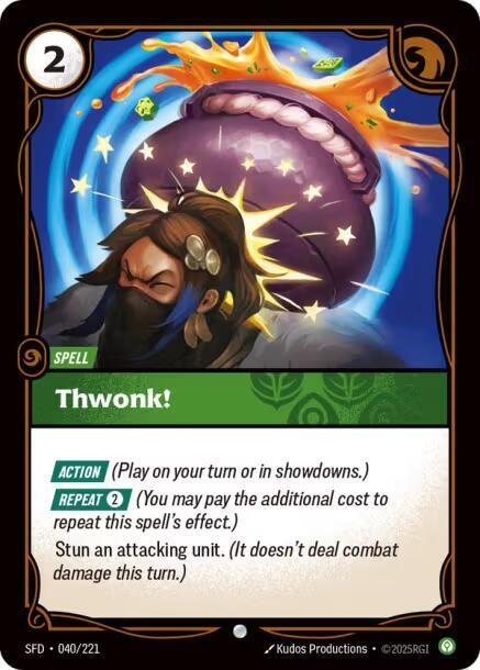 Thwonk! - Spiritforged (SFD) NM *FOIL*
