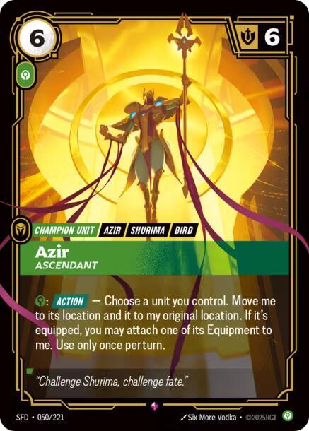 Azir - Ascendant - Spiritforged (SFD) NM *FOIL*