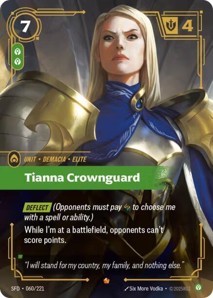 Tianna Crownguard - Spiritforged (SFD) NM *FOIL*