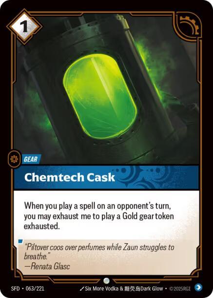Chemtech Cask - Spiritforged (SFD) NM *FOIL*
