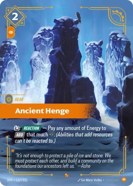 Ancient Henge - Spiritforged (SFD) NM *FOIL*