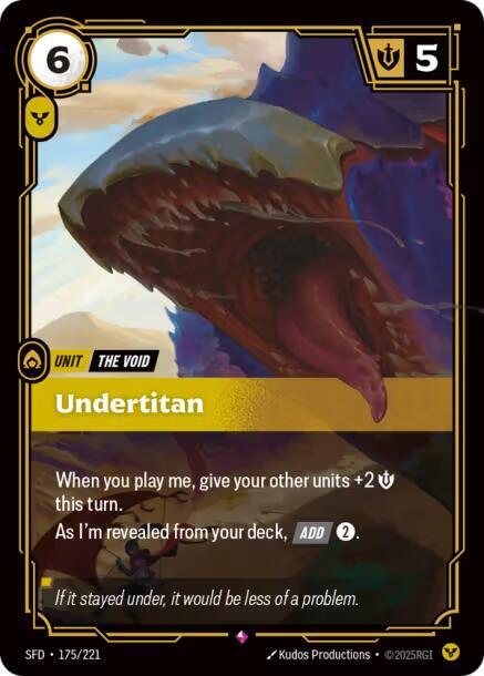 Undertitan - Spiritforged (SFD) NM *FOIL*