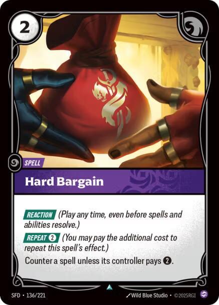 Hard Bargain - Spiritforged (SFD) NM *FOIL*