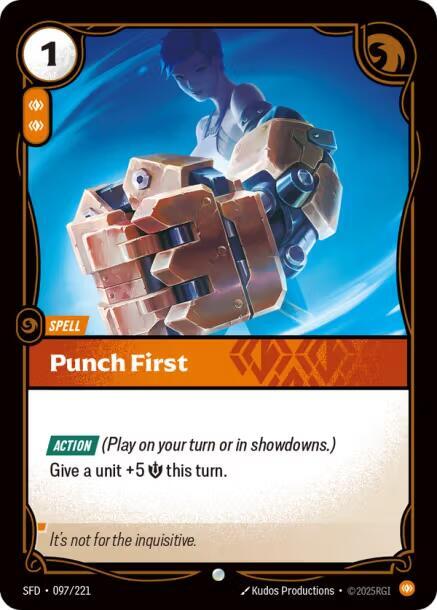 Punch First - Spiritforged (SFD) NM *FOIL*