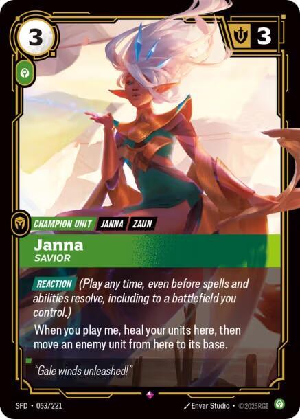 Janna - Savior - Spiritforged (SFD) NM *FOIL*
