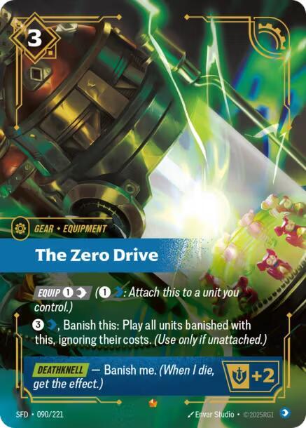 The Zero Drive - Spiritforged (SFD) NM *FOIL*