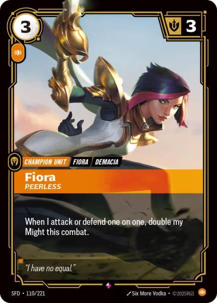 Fiora - Peerless - Spiritforged (SFD) NM *FOIL*