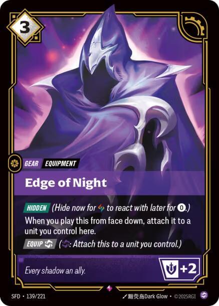 Edge of Night - Spiritforged (SFD) NM *FOIL*