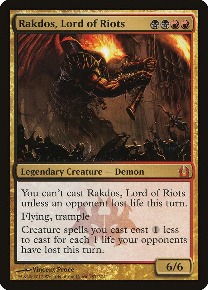 Rakdos, Lord of Riots - Return to Ravnica (RTR) LP