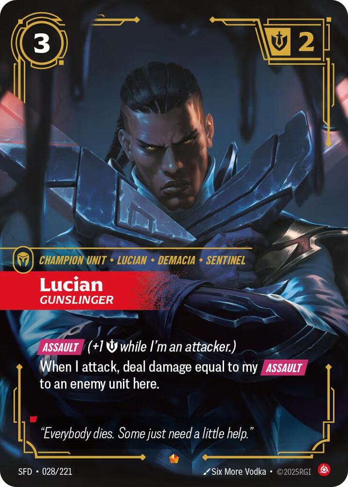 Lucian - Gunslinger - Spiritforged (SFD) NM *FOIL*