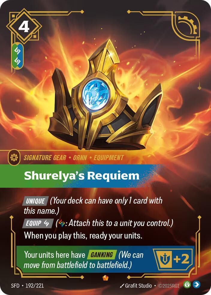 Shurelya's Requiem - Spiritforged (SFD) NM *FOIL*