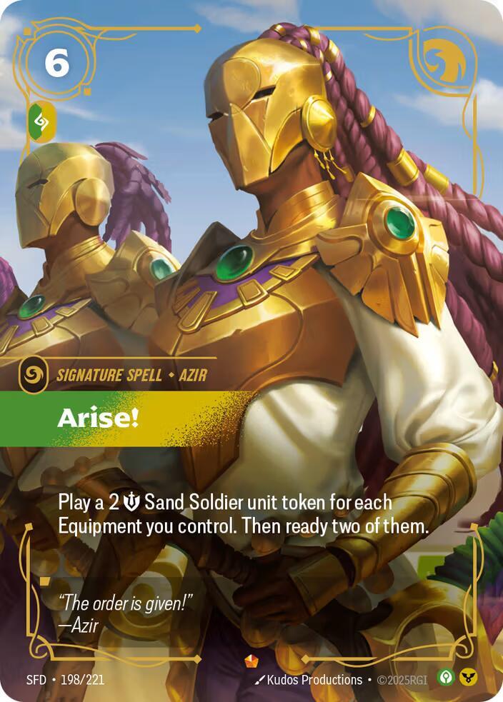 Arise! - Spiritforged (SFD) NM *FOIL*