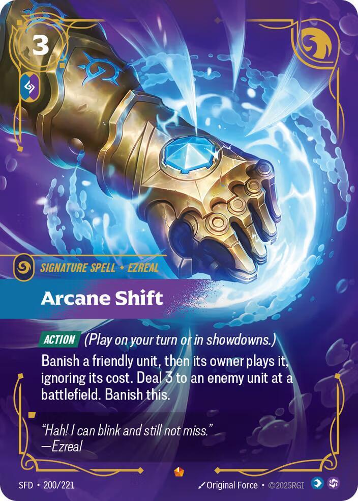 Arcane Shift - Spiritforged (SFD) NM *FOIL*