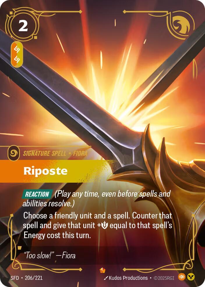 Riposte - Spiritforged (SFD) NM *FOIL*