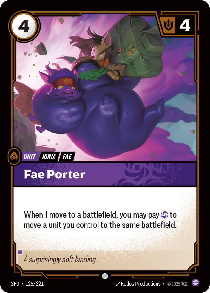 Fae Porter - Spiritforged (SFD) NM *FOIL*