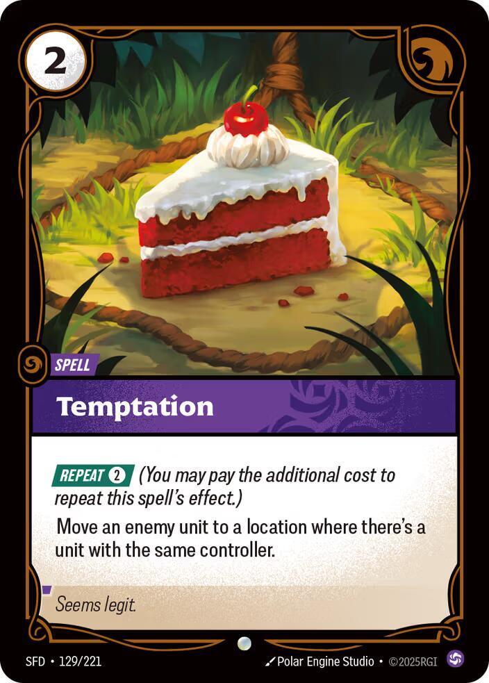Temptation - Spiritforged (SFD) NM *FOIL*