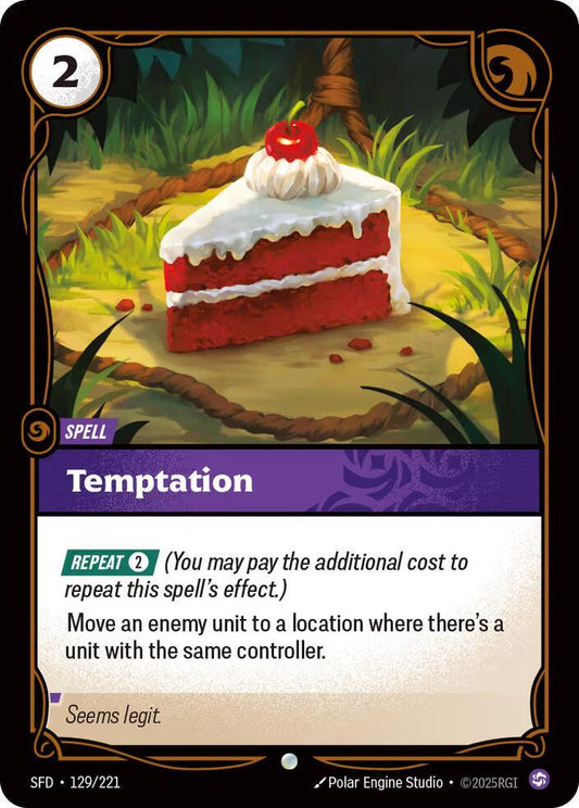 Temptation - Spiritforged (SFD) NM *FOIL*