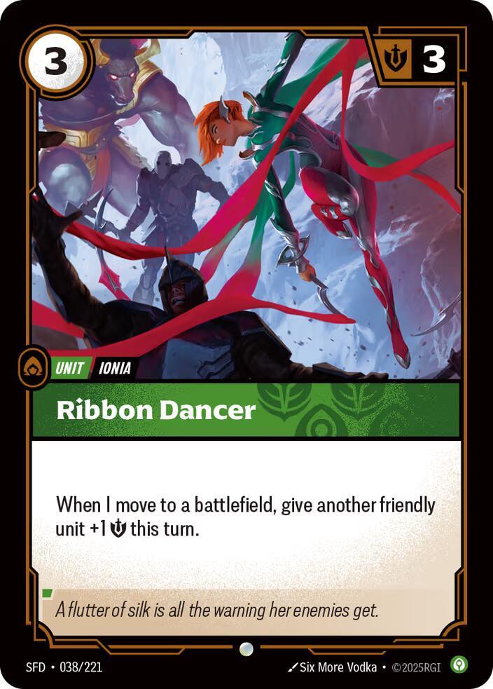 Ribbon Dancer - Spiritforged (SFD) NM *FOIL*