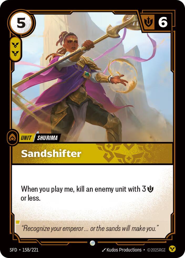 Sandshifter - Spiritforged (SFD) NM *FOIL*