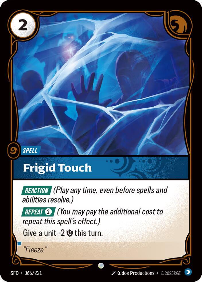 Frigid Touch - Spiritforged (SFD) NM *FOIL*