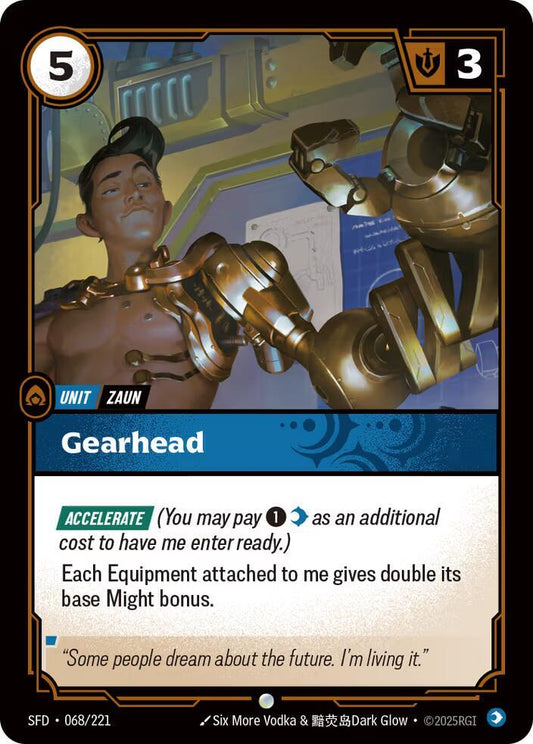 Gearhead - Spiritforged (SFD) NM *FOIL*