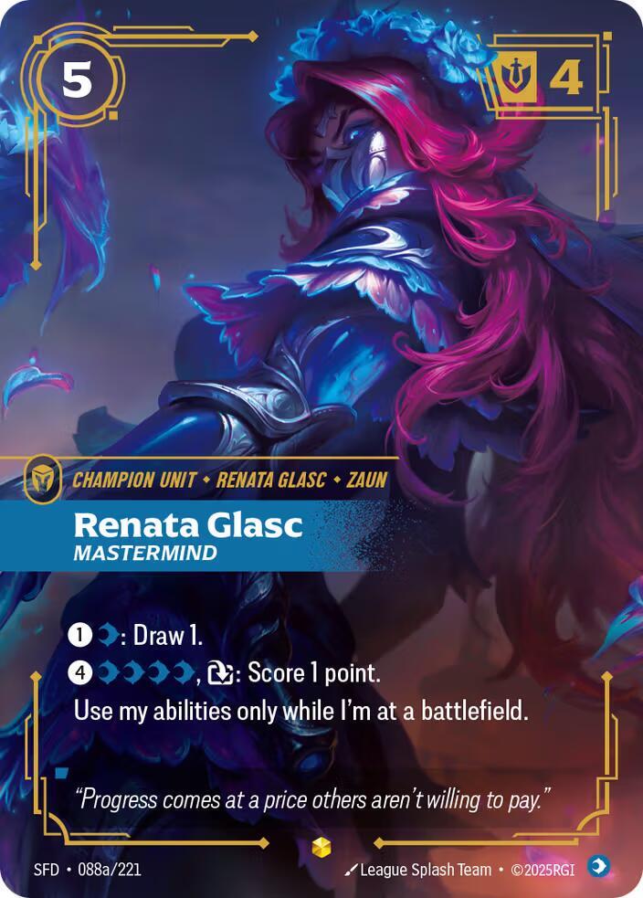 Renata Glasc - Mastermind (Alternate Art) - Spiritforged (SFD) NM *FOIL*