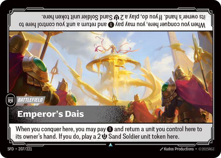 Emperor's Dais - Spiritforged (SFD) NM *FOIL*