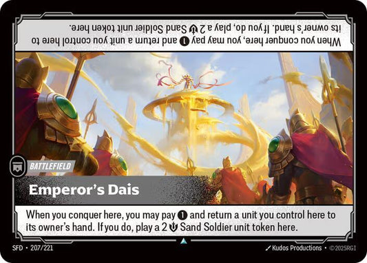 Emperor's Dais - Spiritforged (SFD) NM *FOIL*
